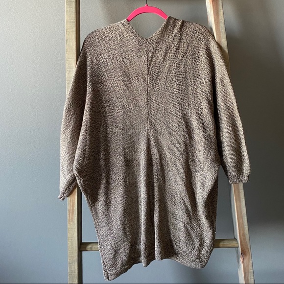 Brown and Speckled Black Cardigan - Picture 2 of 2